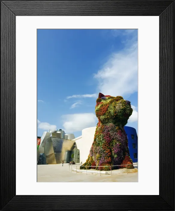 Framed Print : Guggenheim Modern Art Museum designed by Frank Gehry Framed Print : Guggenheim Modern Art Museum designed by Frank Gehry