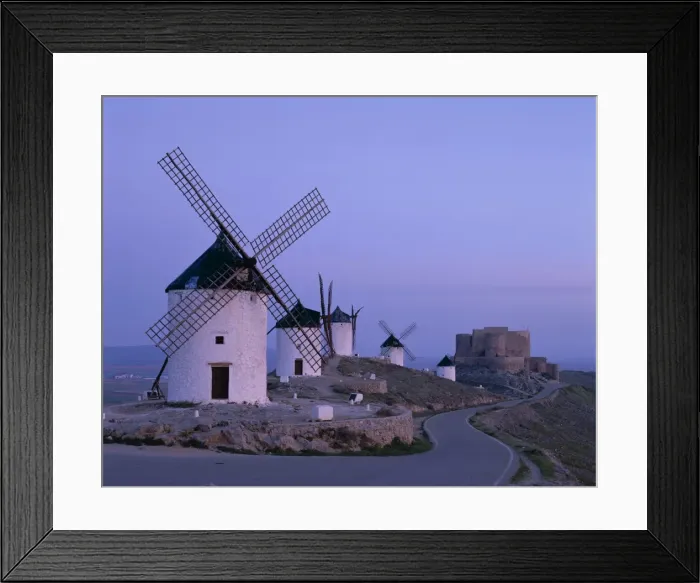 Framed Print : La Mancha / Windmills Framed Print : La Mancha / Windmills