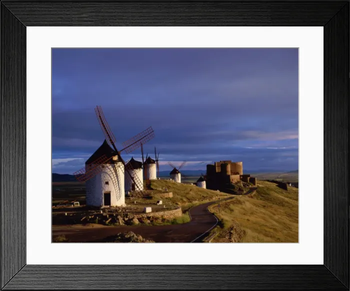 Framed Print : La Mancha / Windmills Framed Print : La Mancha / Windmills