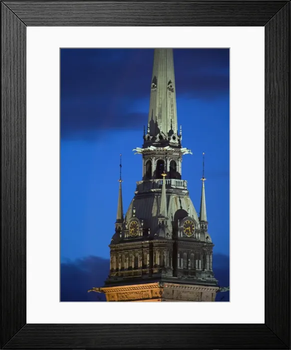 Framed Print : German church tower Framed Print : German church tower