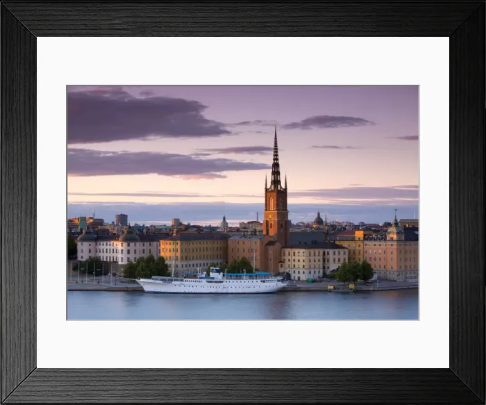 Framed Print : Sunset, Riddarholmen & Gamla Stan Framed Print : Sunset, Riddarholmen & Gamla Stan