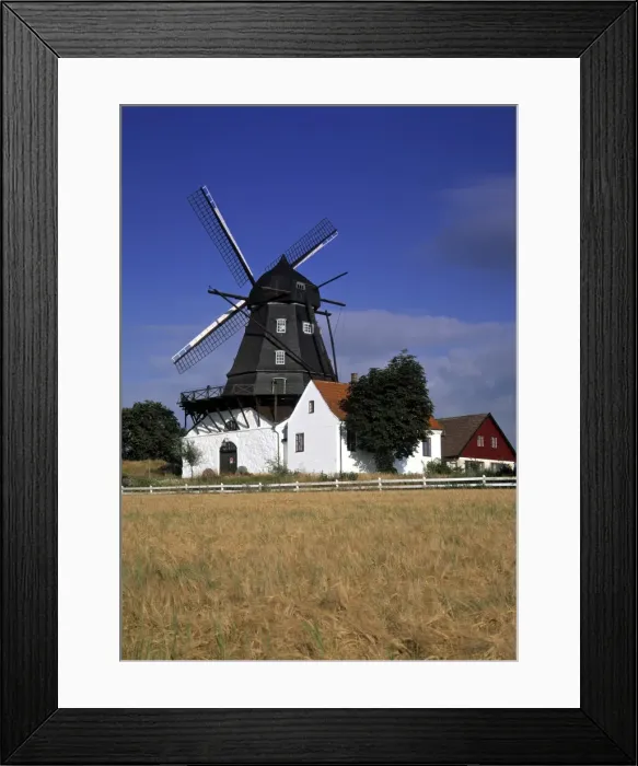 Framed Print : Windmill, Skane Framed Print : Windmill, Skane