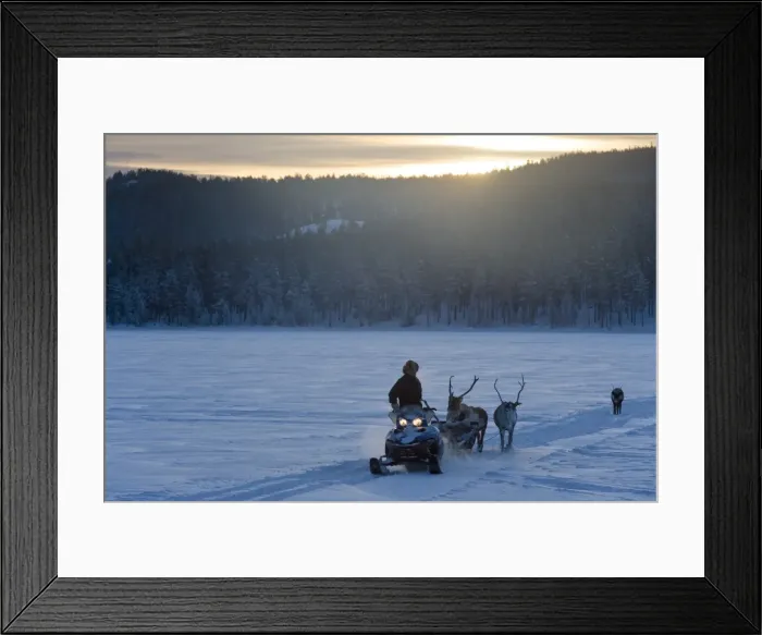 Framed Print : Winter landscape Framed Print : Winter landscape