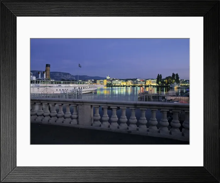 Framed Print : Lake Geneva Framed Print : Lake Geneva