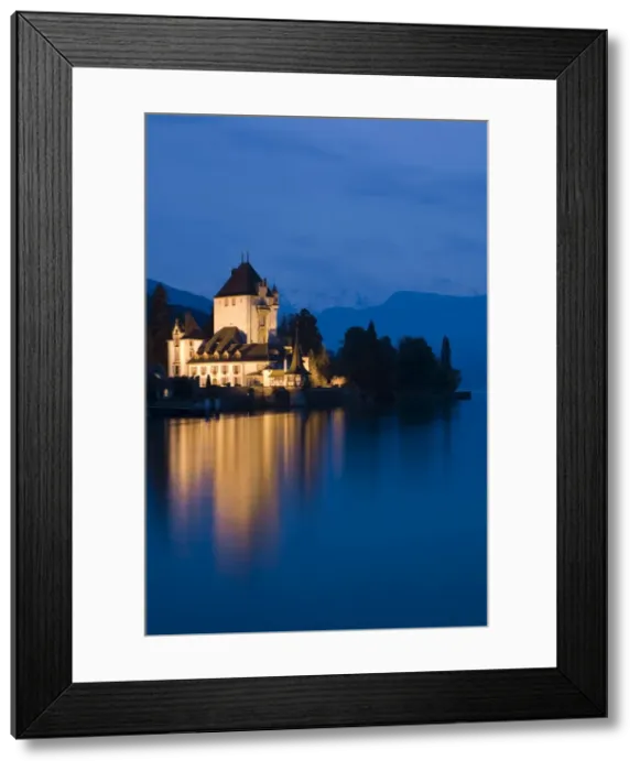 Framed Print : Oberhofen castle Framed Print : Oberhofen castle