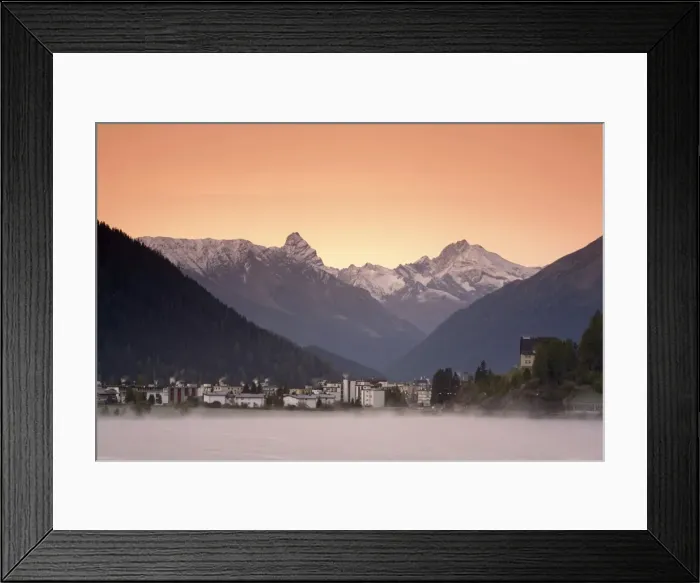 Framed Print : Davoser see Framed Print : Davoser see