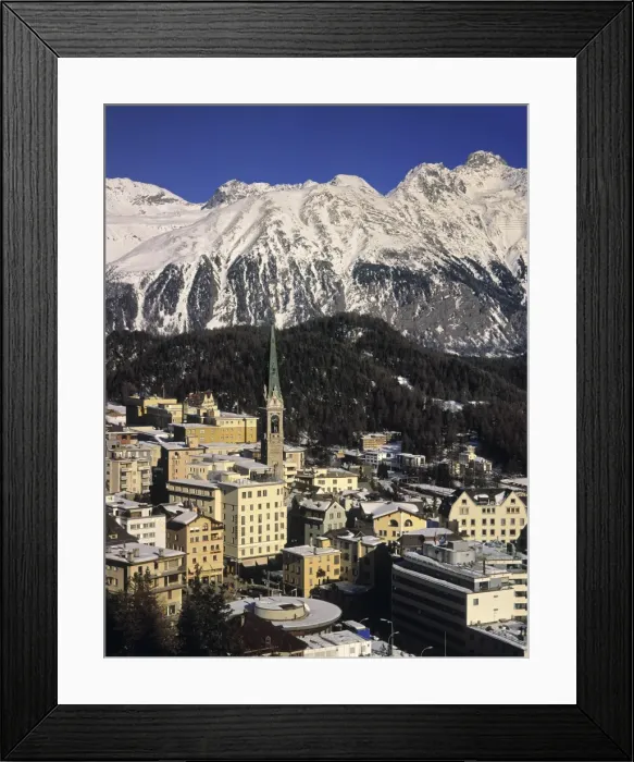 Framed Print : St. Moritz Framed Print : St. Moritz