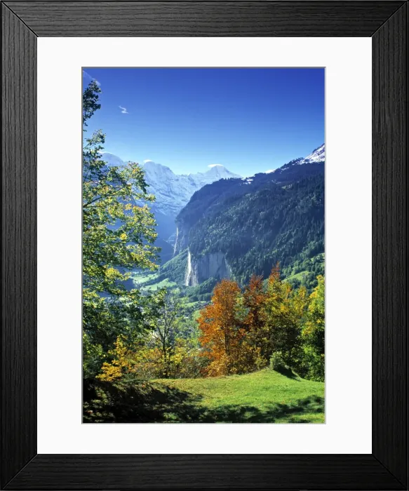 Framed Print : Lauterbrunnen Valley