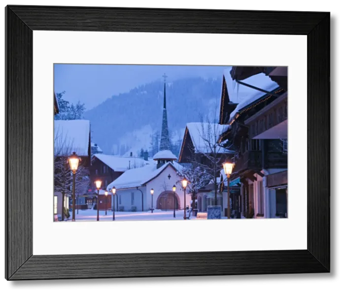 Framed Print : Gstaad, Berner Oberland, Switzerland