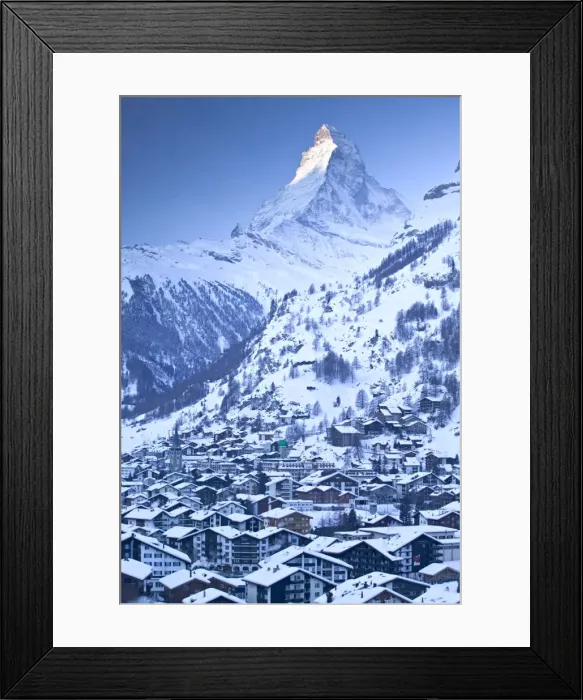Framed Print : Zermatt, Valais