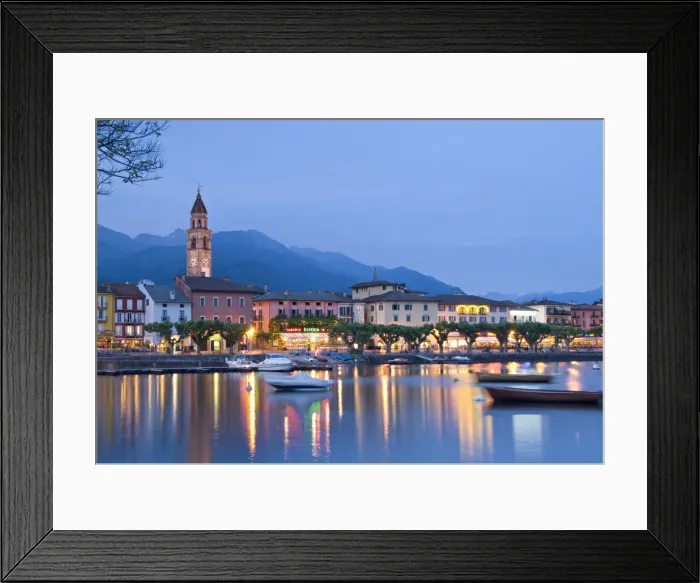 Framed Print : Ascona, Lago Maggiore Framed Print : Ascona, Lago Maggiore