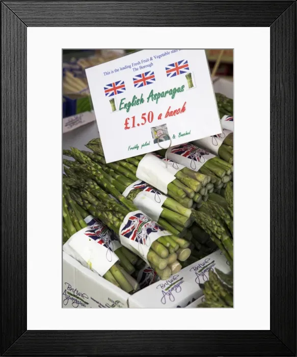 Framed Print : June 2006. Fresh fruit and vegetables for sale in Borough Market Framed Print : June 2006. Fresh fruit and vegetables for sale in Borough Market