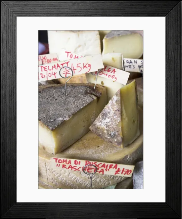 Framed Print : Traditional cheese for sale in Borough Market Framed Print : Traditional cheese for sale in Borough Market