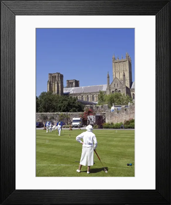 Framed Print : England, Somerset, Wells Framed Print : England, Somerset, Wells