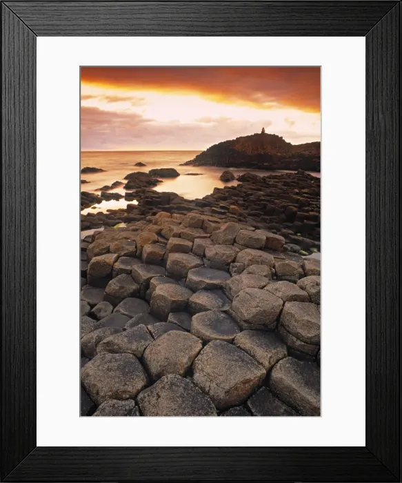 Framed Print : Giants Causeway Framed Print : Giants Causeway