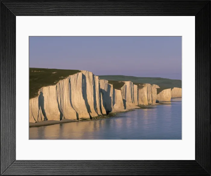 Framed Print : White cliffs