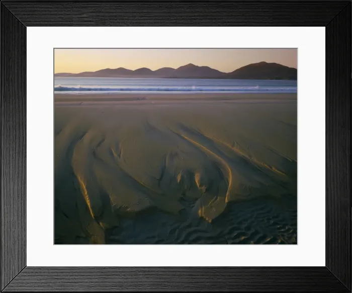 Framed Print : Luskentyre and the Forest of Harris Framed Print : Luskentyre and the Forest of Harris
