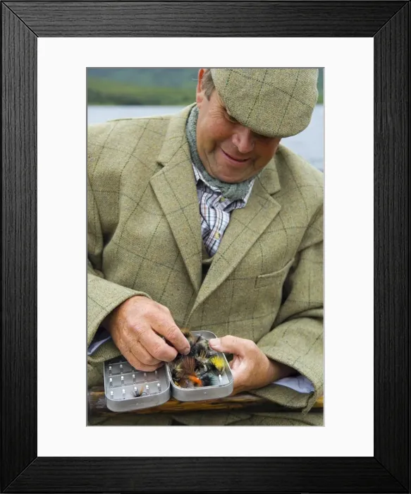 Framed Print : Benmore Estate ghillie Framed Print : Benmore Estate ghillie