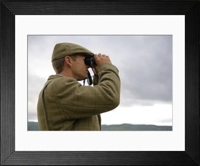 Framed Print : Benmore Estate stalker Framed Print : Benmore Estate stalker