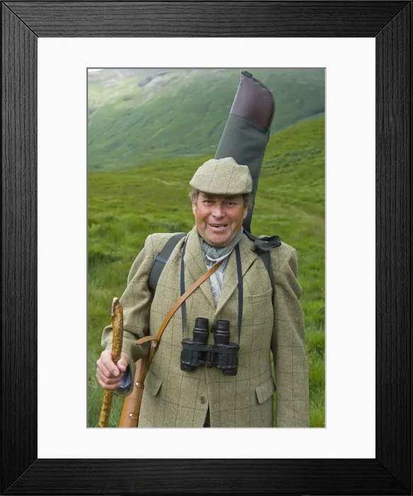 Framed Print : Benmore Estate stalker Framed Print : Benmore Estate stalker