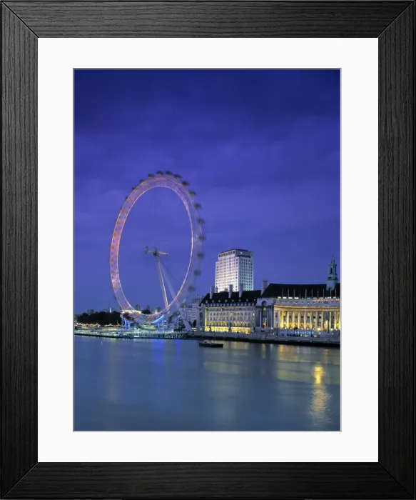 Framed Print : Millennium Wheel (London Eye) Framed Print : Millennium Wheel (London Eye)