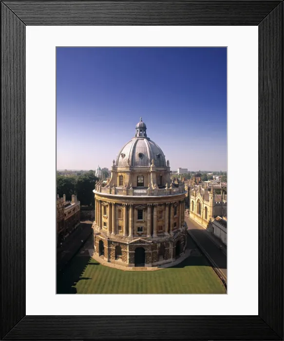 Framed Print : Radcliffe Camera from St Marys Church Framed Print : Radcliffe Camera from St Marys Church