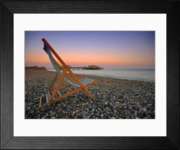 Framed Print : Beach, Brighton Framed Print : Beach, Brighton