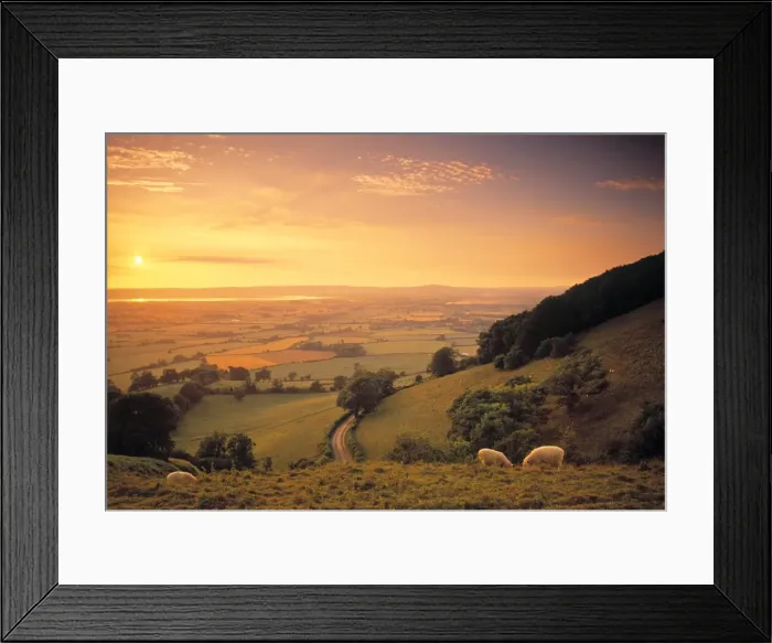 Framed Print : Coaley Peak Framed Print : Coaley Peak