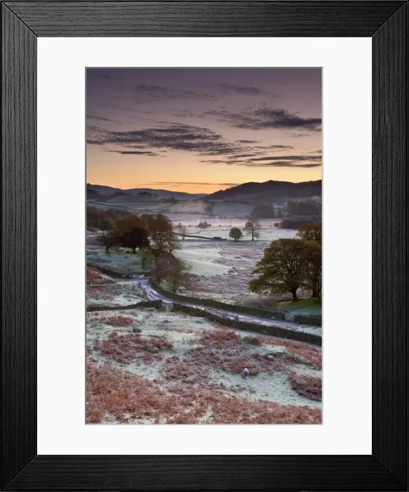 Framed Print : Frosty Morning Framed Print : Frosty Morning