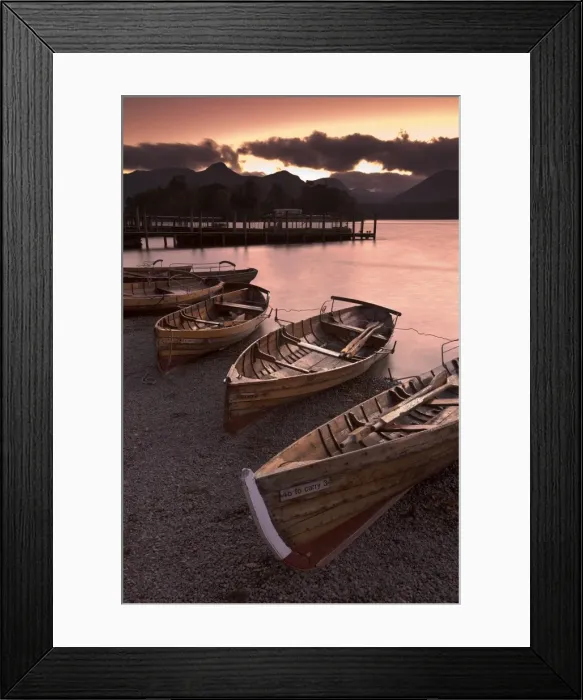 Framed Print : Rowing Boats Framed Print : Rowing Boats