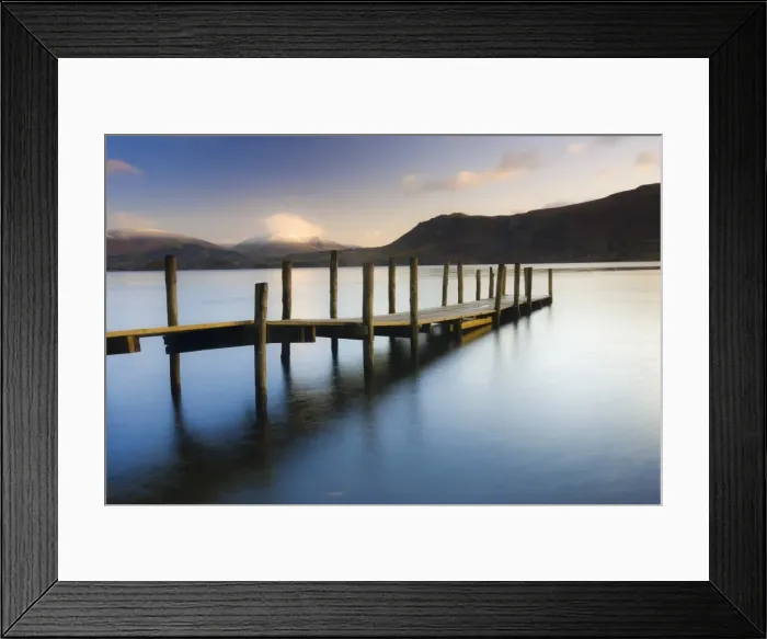 Framed Print : Brandelhow Bay jetty Framed Print : Brandelhow Bay jetty