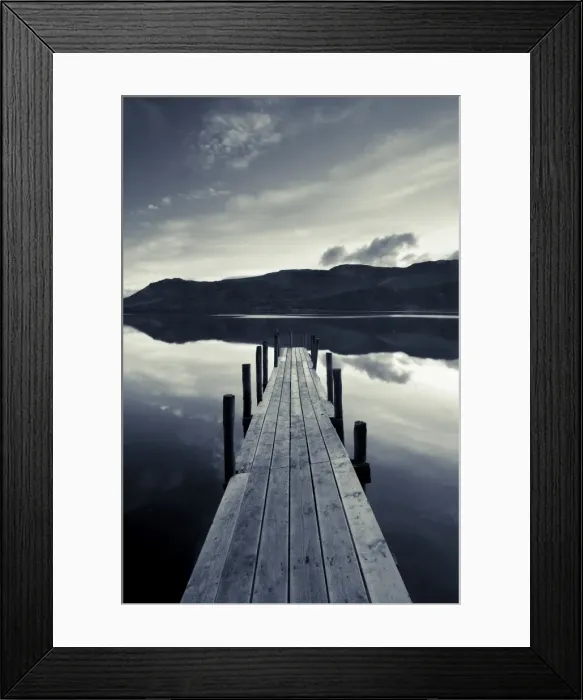Framed Print : Brandelhow Bay jetty Framed Print : Brandelhow Bay jetty