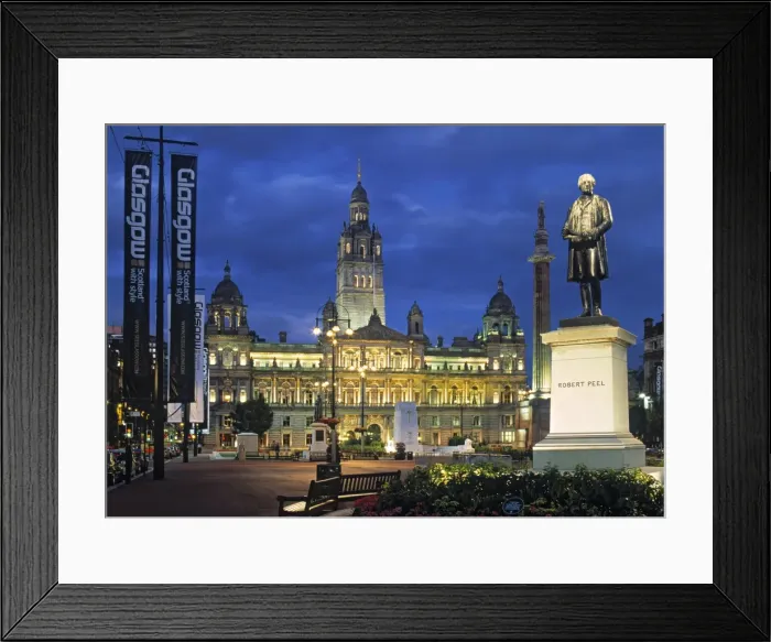 Framed Print : City Chambers, George Sq Framed Print : City Chambers, George Sq