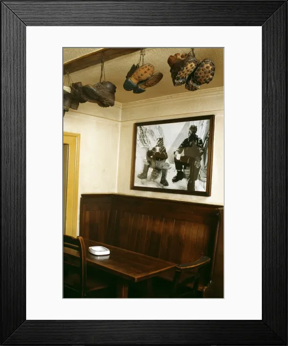 Framed Print : The bar at The Pen-y-Gwryd Hotel Framed Print : The bar at The Pen-y-Gwryd Hotel