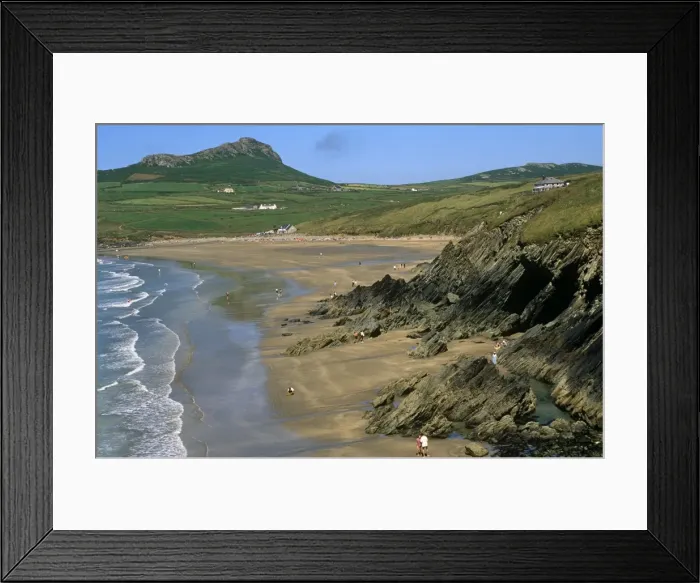Framed Print : Wales, Pembrokeshire, St Davids Head
