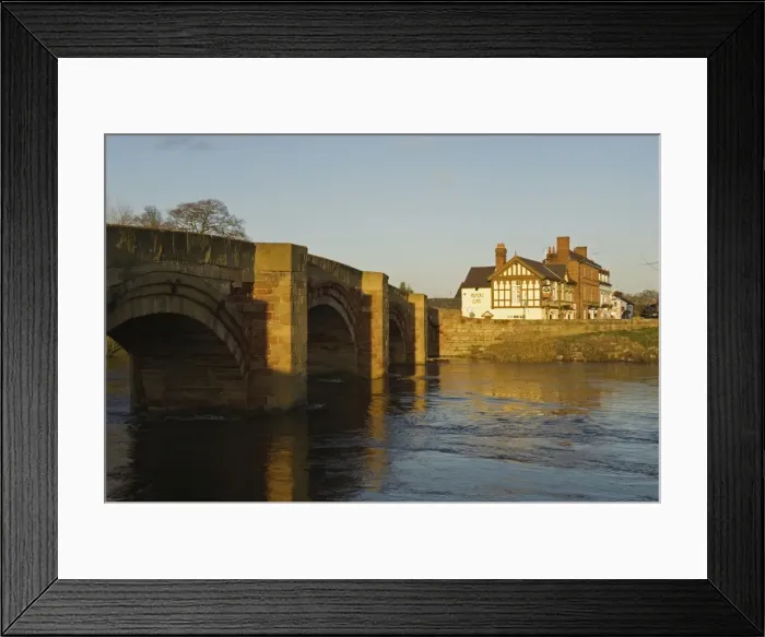 Framed Print : Wales, Wrexham, Bangor-on-Dee
