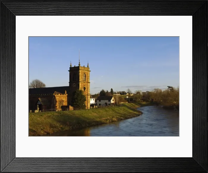 Framed Print : Wales, Wrexham, Bangor-on-Dee Framed Print : Wales, Wrexham, Bangor-on-Dee