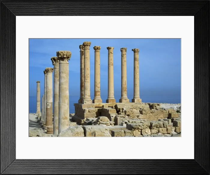 Framed Print : Temple of Isis built in the 1st century AD at the ancient Framed Print : Temple of Isis built in the 1st century AD at the ancient