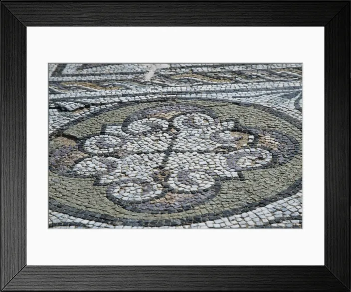 Framed Print : A mosaic on the floor of the Seaward or Ocean Baths Framed Print : A mosaic on the floor of the Seaward or Ocean Baths