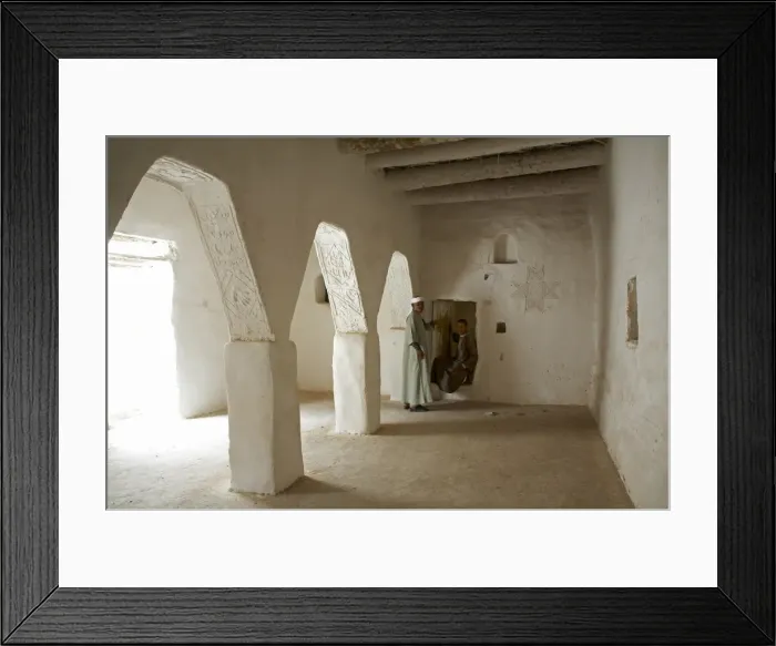 Framed Print : Interior of one of the schools in the ancient medina of Ghadames Framed Print : Interior of one of the schools in the ancient medina of Ghadames