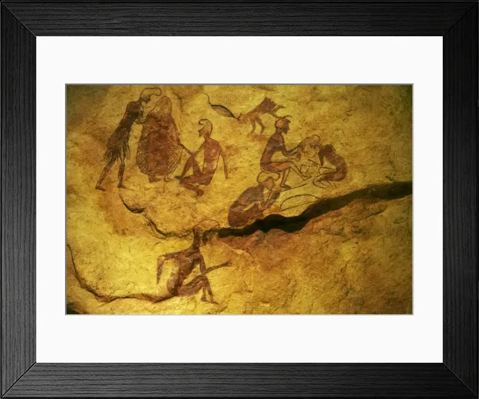 Framed Print : Example of rock art found in the Southern Sahara Framed Print : Example of rock art found in the Southern Sahara