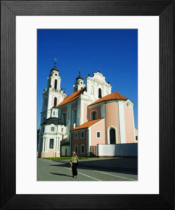 Framed Print : St Catherines Church part of Vilnius Unesco World Heritage Site