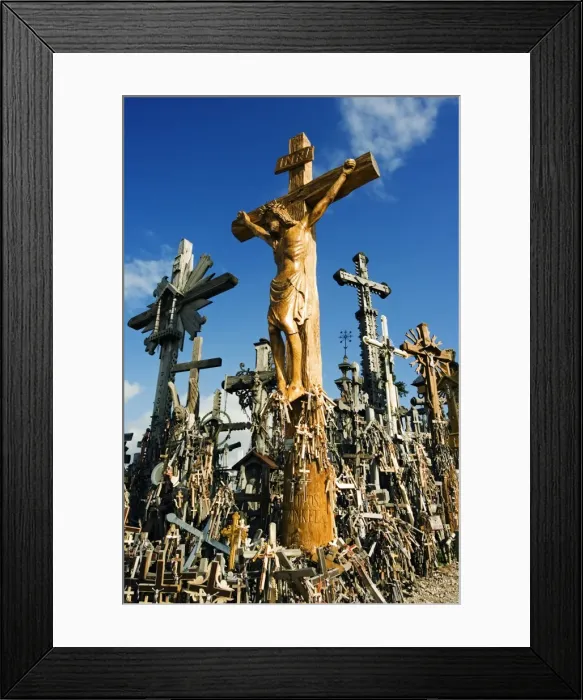Framed Print : Hill of Crosses Framed Print : Hill of Crosses
