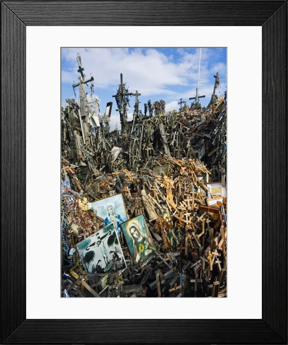 Framed Print : Lithuania, Hill of Crosses (Kryziu Kalnas)