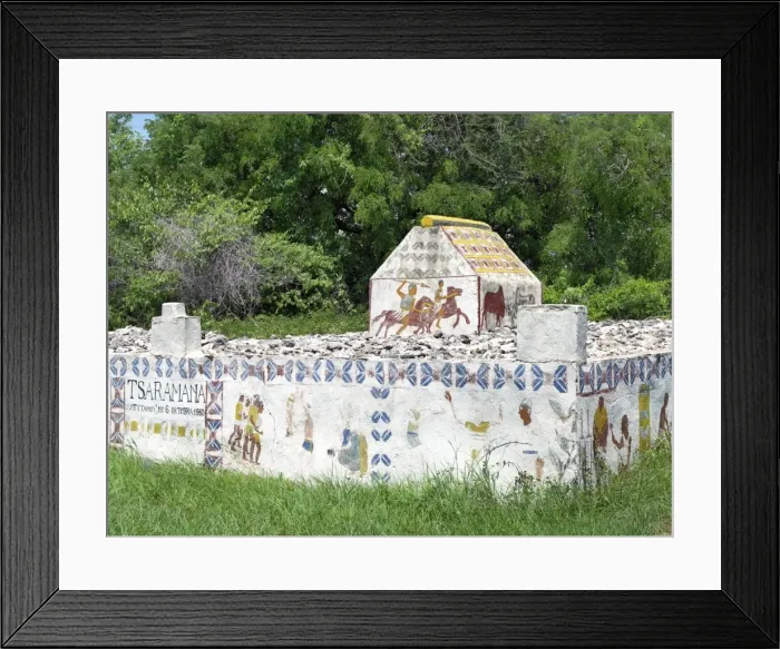 Framed Print : A Mahafaly tomb Framed Print : A Mahafaly tomb
