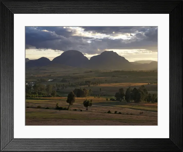 Framed Print : The countryside around Ambalavao in late afternoon light Framed Print : The countryside around Ambalavao in late afternoon light