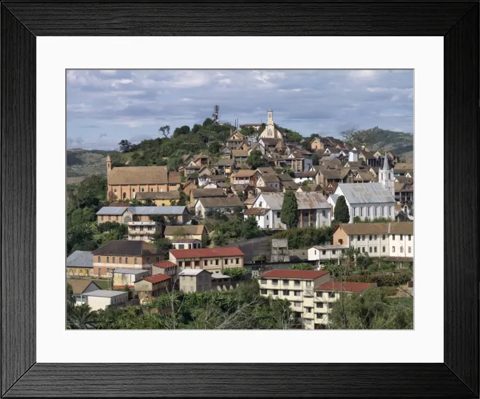 Framed Print : The old Upper Town of Fianarantsoa with its plethora Framed Print : The old Upper Town of Fianarantsoa with its plethora