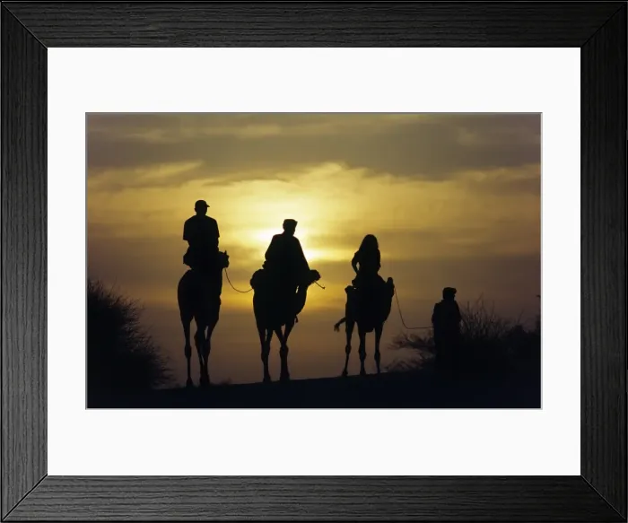 Framed Print : MALI, Timbuktu Camel trekkers in the Saharan sands near Timbuktu Framed Print : MALI, Timbuktu Camel trekkers in the Saharan sands near Timbuktu