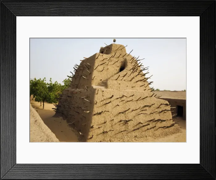 Framed Print : Mali, Gao. The Tomb of the Askias at Gao