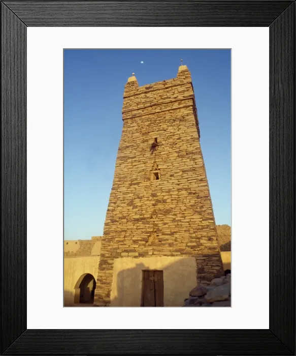 Framed Print : Old Religious Temple in Chinguetti Framed Print : Old Religious Temple in Chinguetti